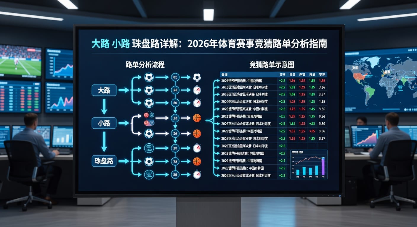 大路投注技巧解析：走地盘体育官网实战思路