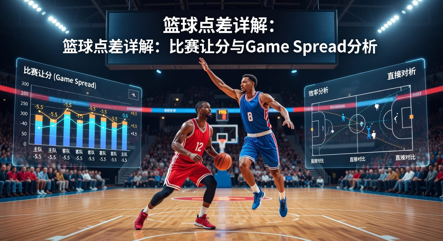 篮球点差 比赛让分 game spread：皇冠体育官网盘口读法