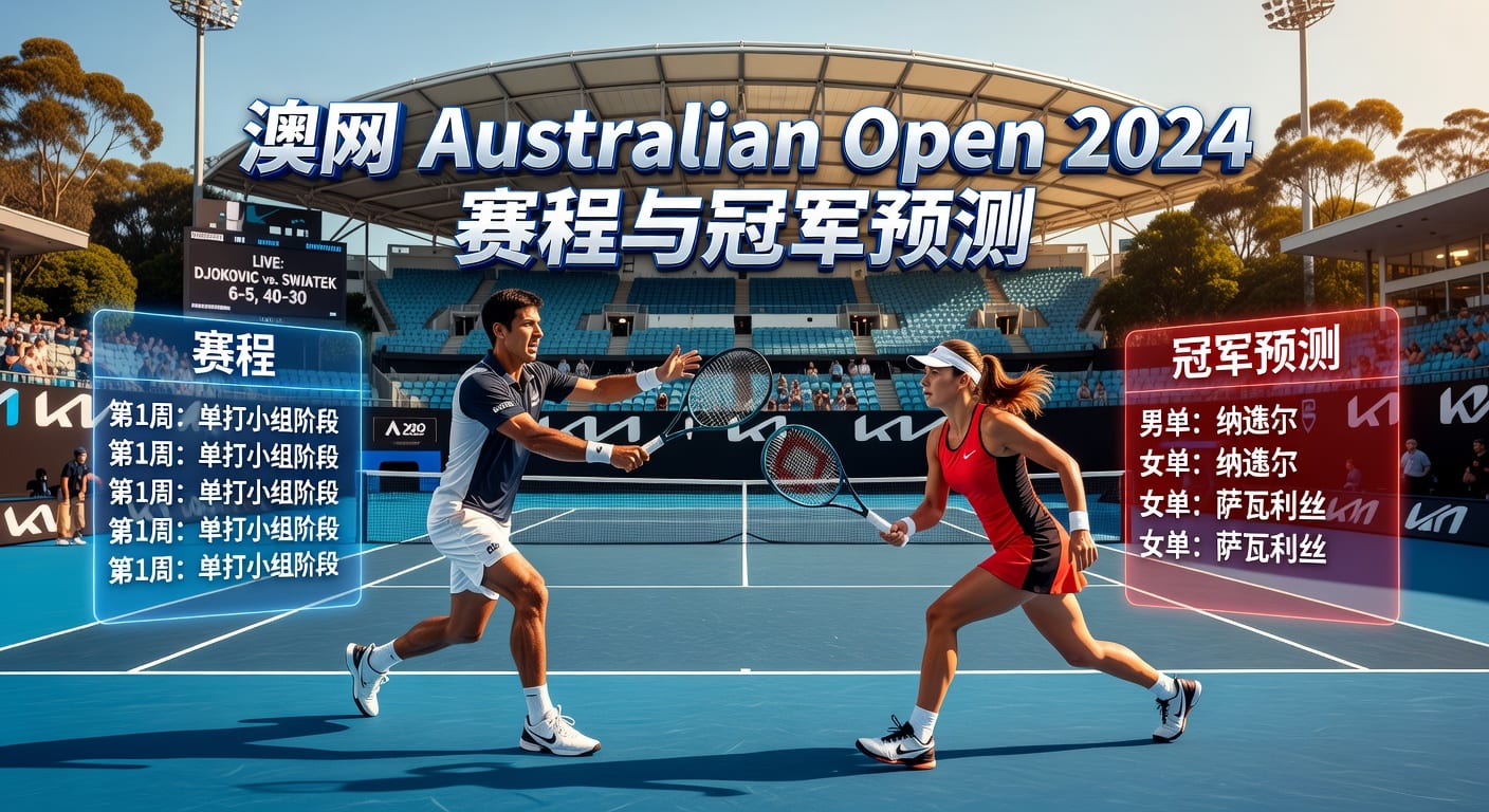 澳网 Australian Open 2026年前瞻：赛程签表与J9体育