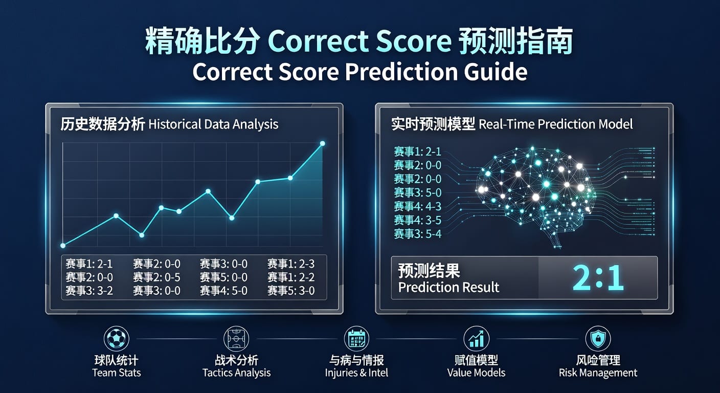 精确比分 correct score｜足彩体育官网投注技巧与判断